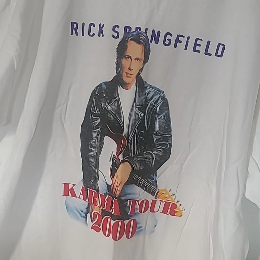 Rick Springfield Concert tee - Picture 2 of 5